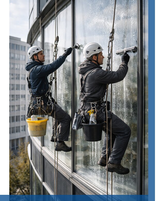 Мойка панорамных окон в Северодвинске от 354 р. заказать у ВЫСОТНИК-Свр