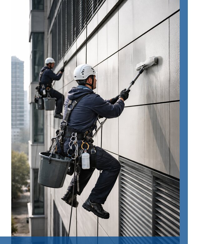 Мойка вентилируемого фасада в Северодвинске от 253 р. | ВЫСОТНИК-Свр