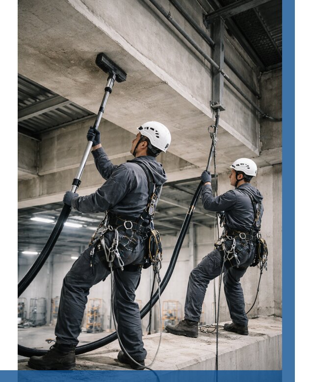 Обеспыливание потолочных конструкций в Северодвинске от 253 р. |ВЫСОТНИК-Свр