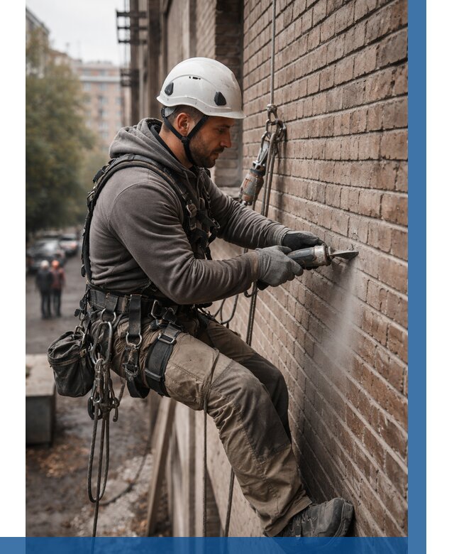 Расшивка кирпичных швов в Северодвинске от 607 р. | ВЫСОТНИК-Свр