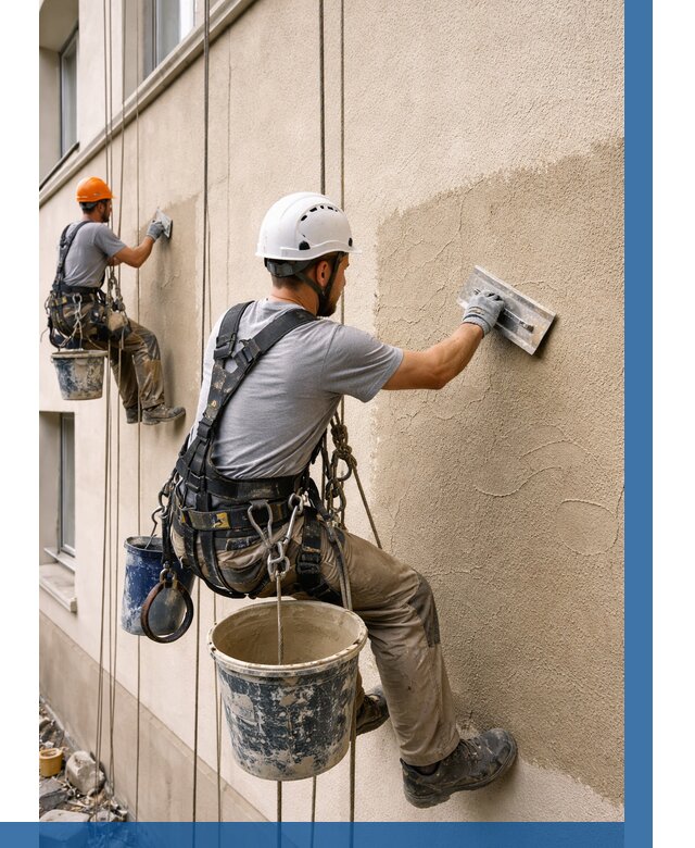 Декоративная штукатурка фасада в Северодвинске от 1215 р. | ВЫСОТНИК-Свр