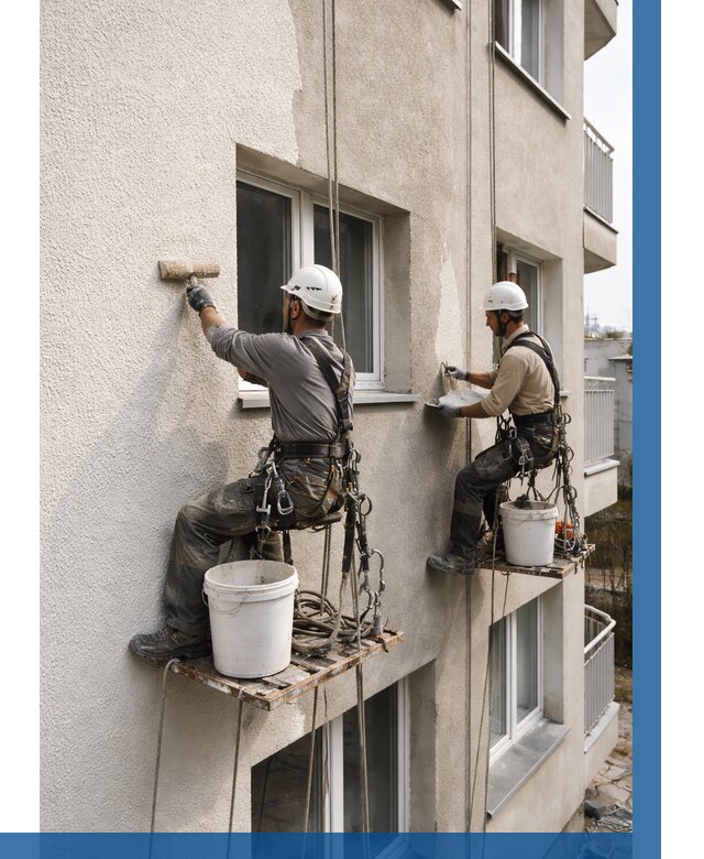 Нанесение короеда на фасад в Северодвинске от 455 р. | ВЫСОТНИК-Свр