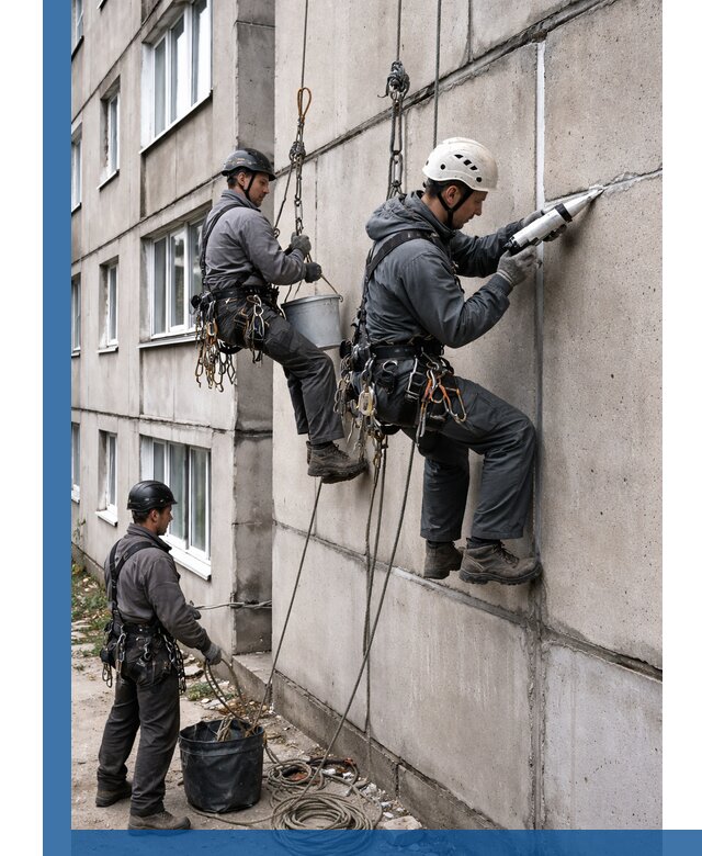 Герметизация межпанельных швов в Северодвинске с гарантией герметичности