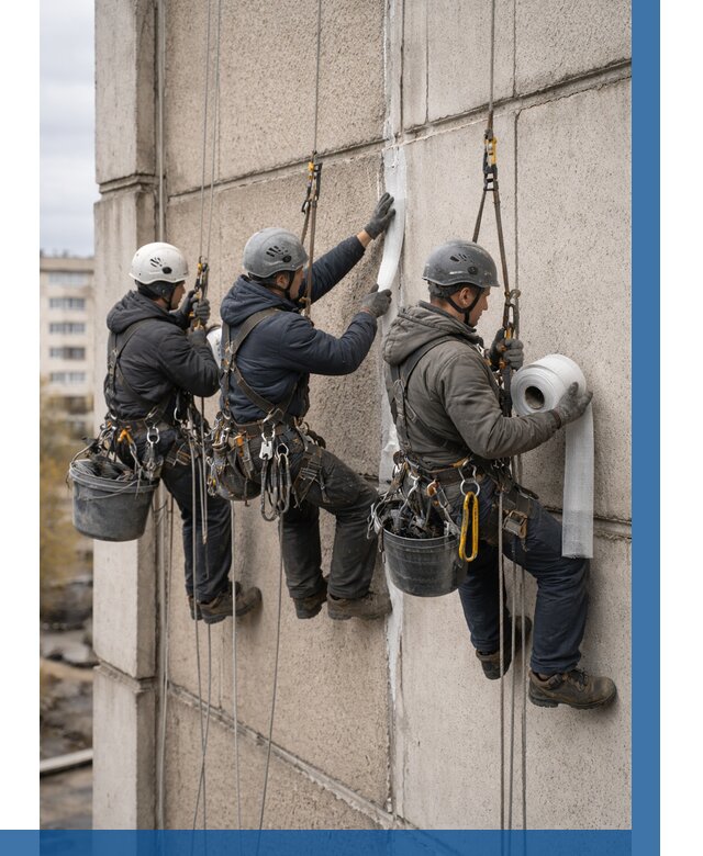 Ремонт межпанельных швов в Северодвинске от 759 р. | ВЫСОТНИК-Свр