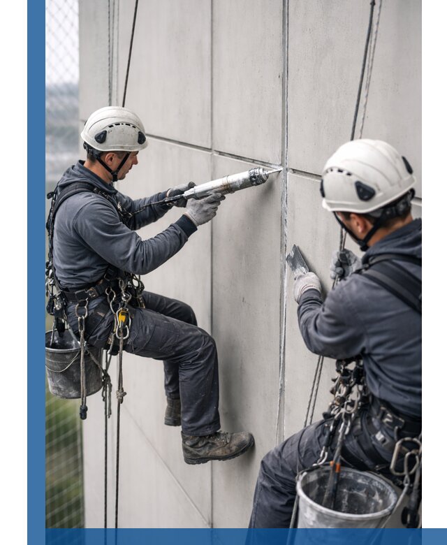 Первичная герметизация швов фасадов и кровель в Северодвинске