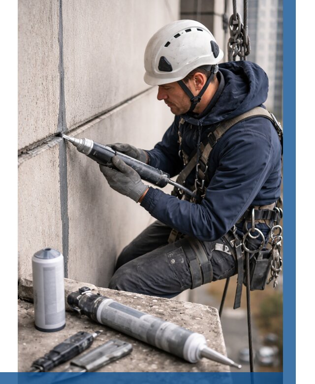 Вторичная герметизация швов в Северодвинске от 455 р. | ВЫСОТНИК-Свр