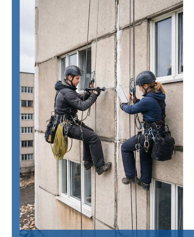 Герметизация межпанельных швов тёплым швом в Северодвинске