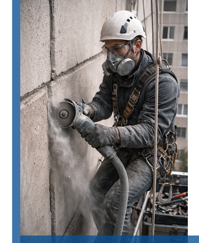 Штробление межпанельных швов в Северодвинске качественно и быстро