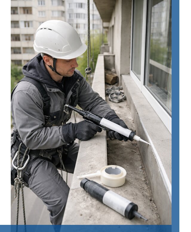 Герметизация швов лоджии в Северодвинске от 4554 р. | ВЫСОТНИК-Свр