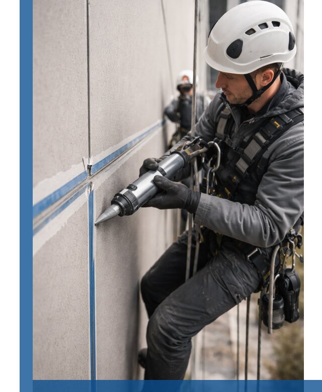 Герметизация стыков фасадных панелей в Северодвинске качественно и быстро