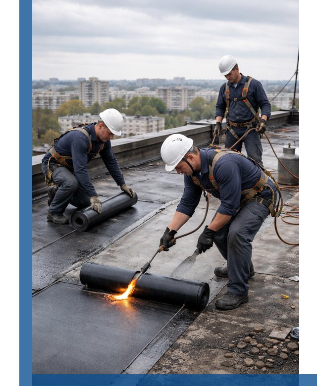 Ремонт наплавляемой кровли в Северодвинске качественно и надежно