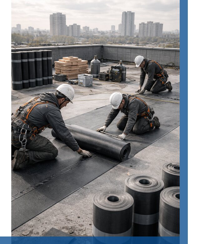 Монтаж мягкой кровли под ключ в Северодвинске от 455 р. | ВЫСОТНИК-Свр