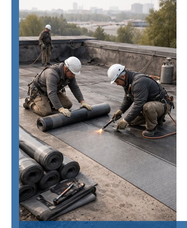 Монтаж мягкой кровли в Северодвинске профессионально и надежно