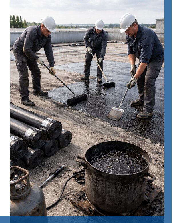 Гидроизоляция кровли мастикой в Северодвинске от 607 р. | ВЫСОТНИК-Свр