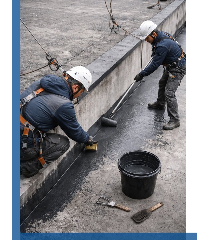 Гидроизоляция кровли жидкой резиной профессионально в Северодвинске