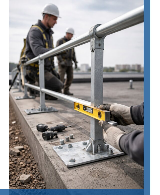 Монтаж кровельного ограждения в Северодвинске от 1215 р. | ВЫСОТНИК-Свр