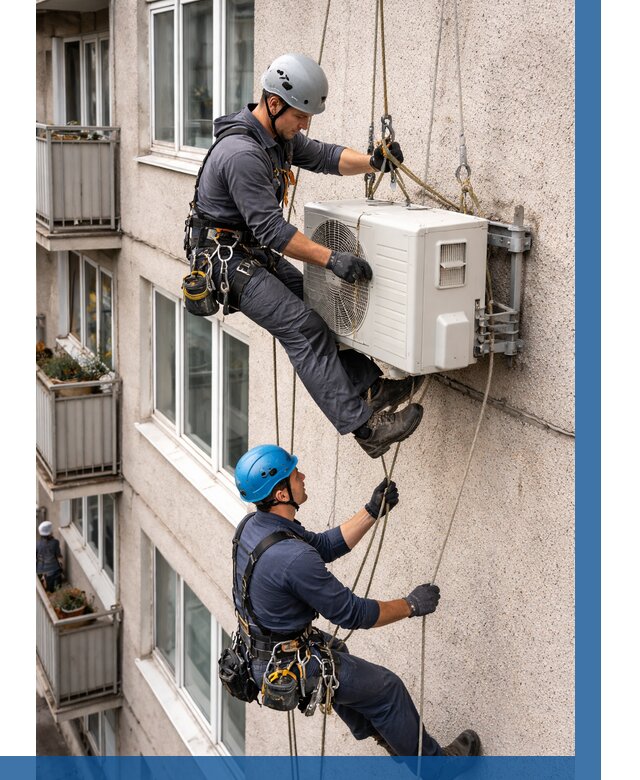 Перенос внешнего блока кондиционера в Северодвинске от 9109 р.| ВЫСОТНИК-Свр