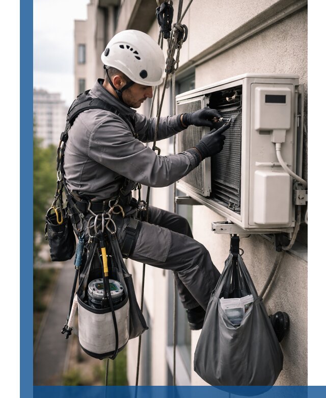 Обслуживание внешнего блока кондиционера в Северодвинске профессионально