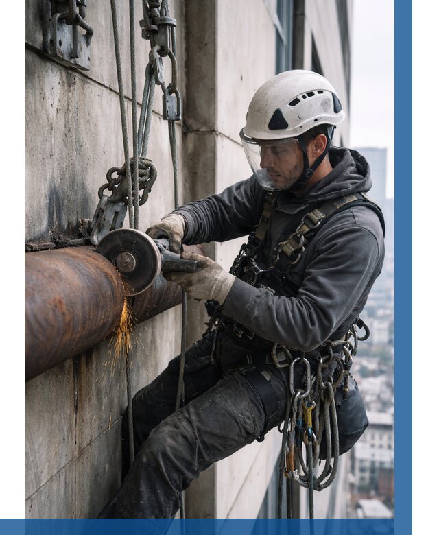 Резка металла на высоте в Северодвинске по цене от 4554 р. | ВЫСОТНИК-Свр