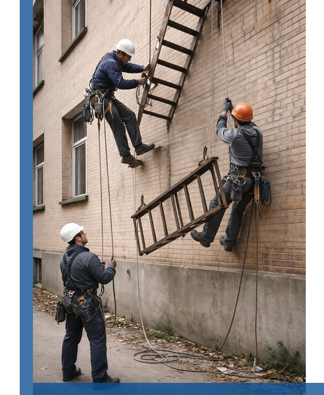 Демонтаж пожарной лестницы в Северодвинске быстро и безопасно