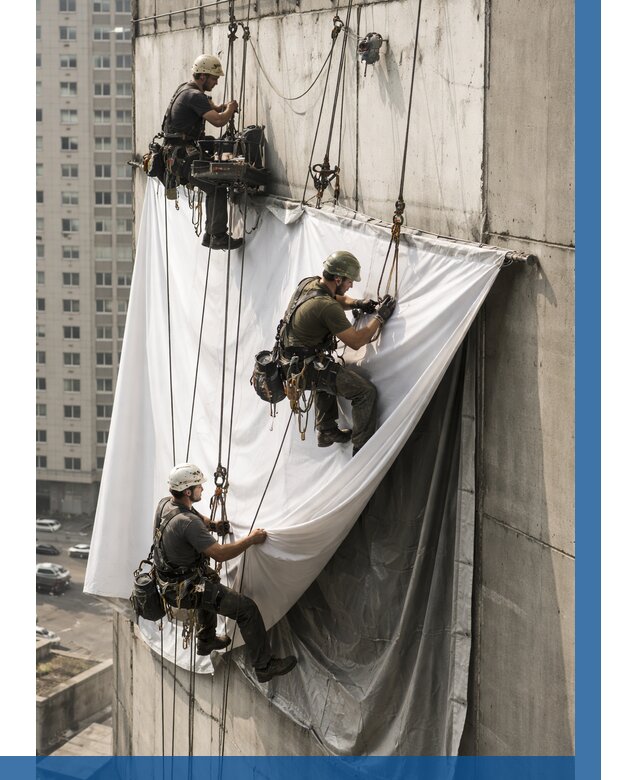 Замена баннерного полотна в Северодвинске от 6579 р. | ВЫСОТНИК-Свр—заказать