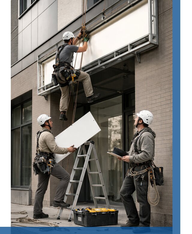 Монтаж светового короба в Северодвинске от 6579 р. | ВЫСОТНИК-Свр