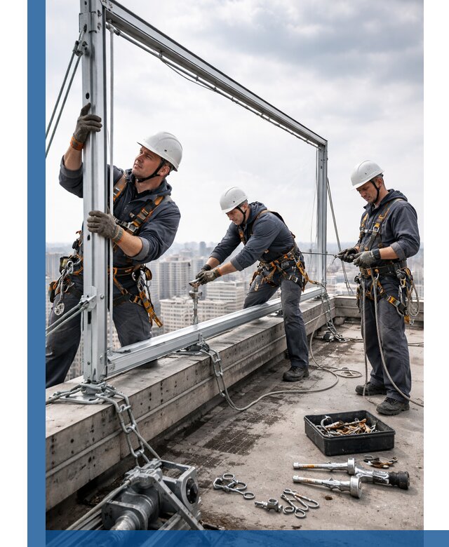 Монтаж крышных рекламных конструкций под ключ в Северодвинске