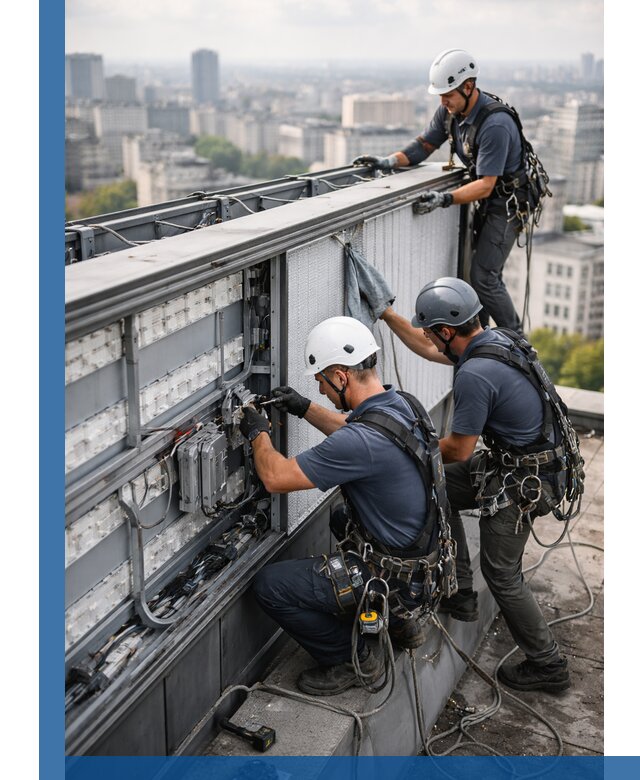 Профессиональное обслуживание крышной рекламы в Северодвинске под ключ