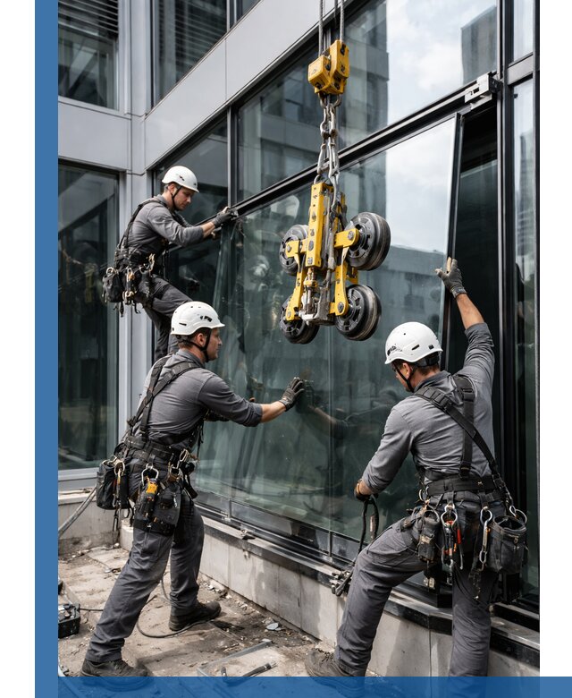 Структурное остекление фасадов в Северодвинске монтаж и обслуживание