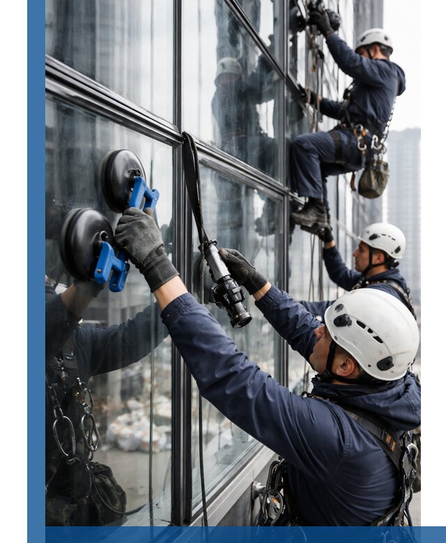 Радиусное остекление фасадов под ключ в Северодвинске с гарантиями