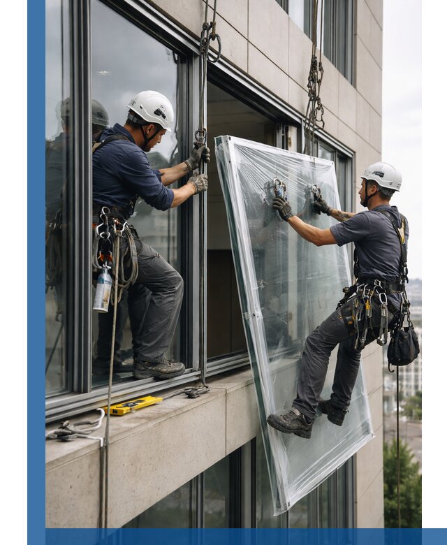 Профессиональная замена стекла в витраже в Северодвинске с гарантией