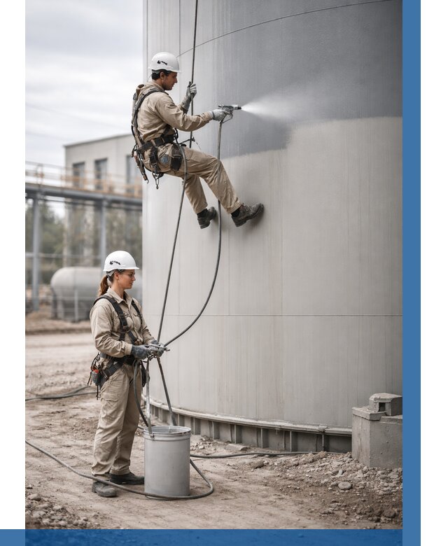 Покраска резервуаров в Северодвинске от 1215 р. | ВЫСОТНИК-Свр — заказать