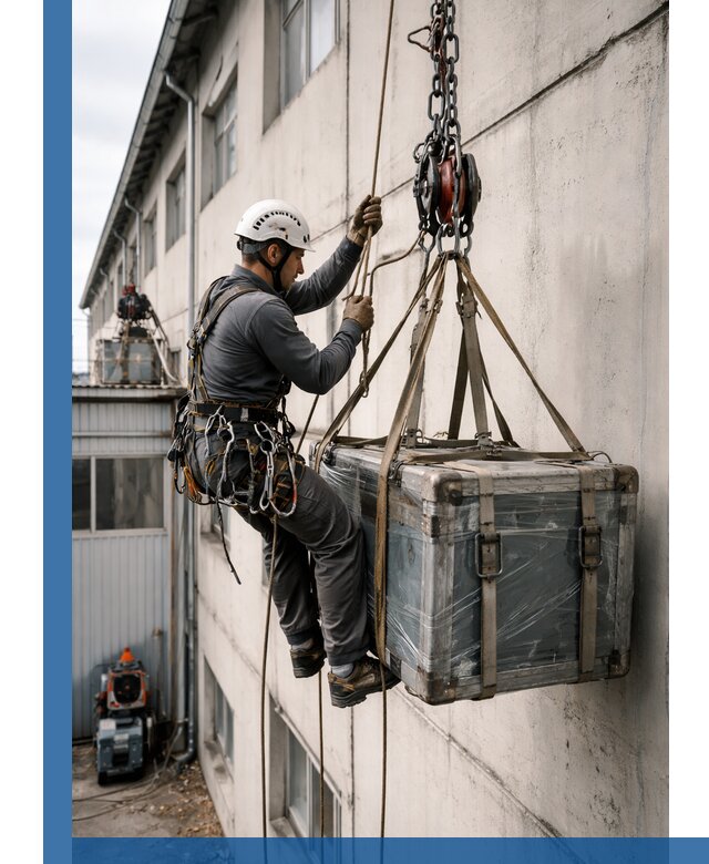 Подъем грузов на высоту в Северодвинске для промышленных объектов