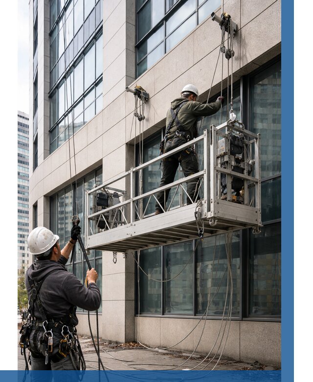 Монтаж и подъем фасадной люльки в Северодвинске от 12145 р. | ВЫСОТНИК-Свр