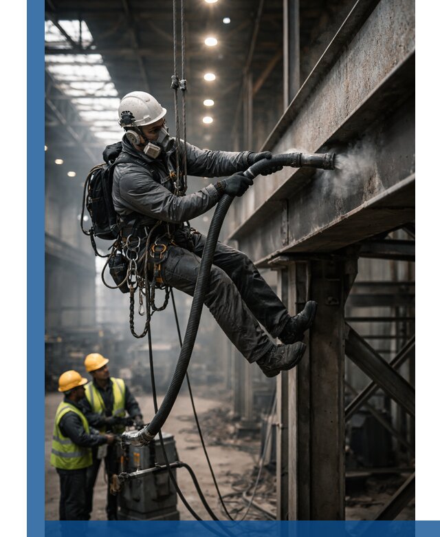 Обеспыливание конструкций в цехах промышленного производства в Северодвинске