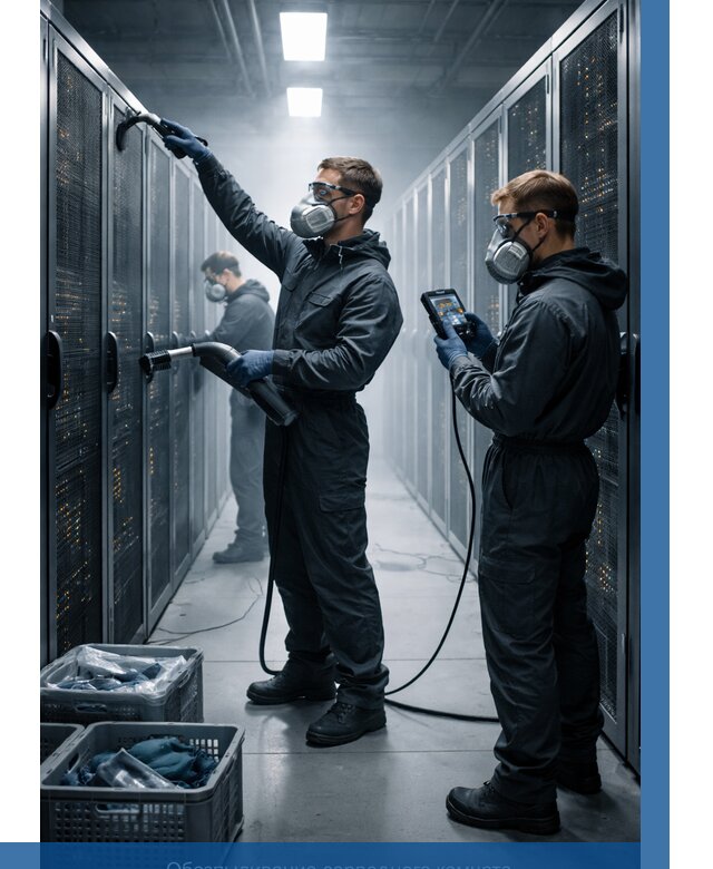 Обеспыливание серверной комнаты в Северодвинске от 4554 р. | ВЫСОТНИК-Свр