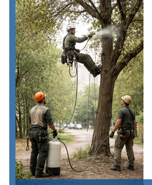 Обработка деревьев от вредителей в Северодвинске профессиональная защита