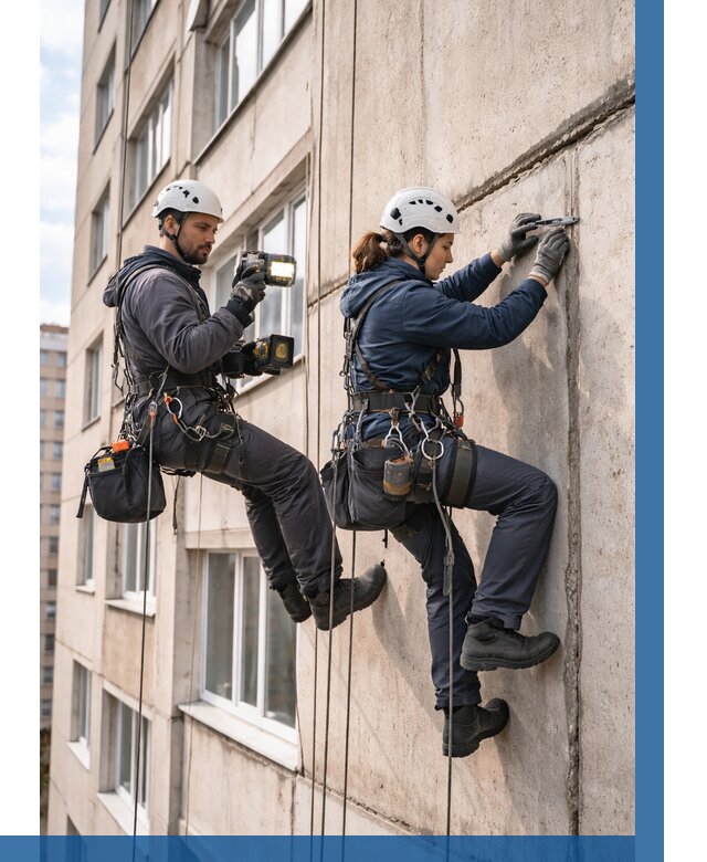 Обследование межпанельных швов в Северодвинске от 1822 р. | ВЫСОТНИК-Свр