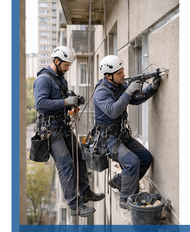 Промышленные альпинисты высотные работы и монтаж в Северодвинске